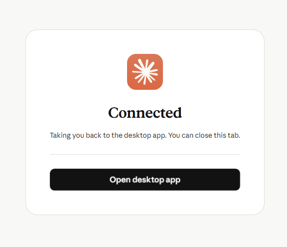 step 8 — return to the app