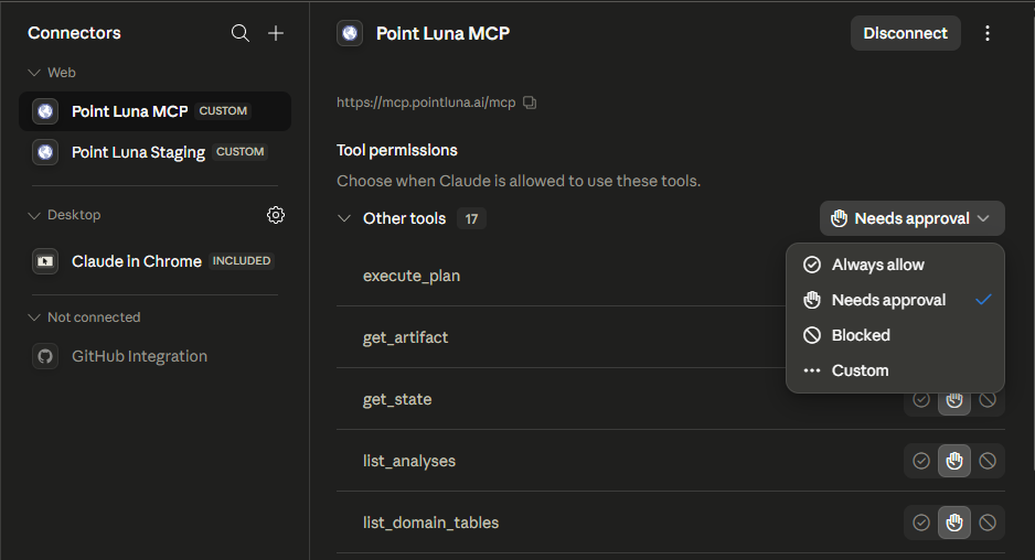 step 9 — always allow tool calls